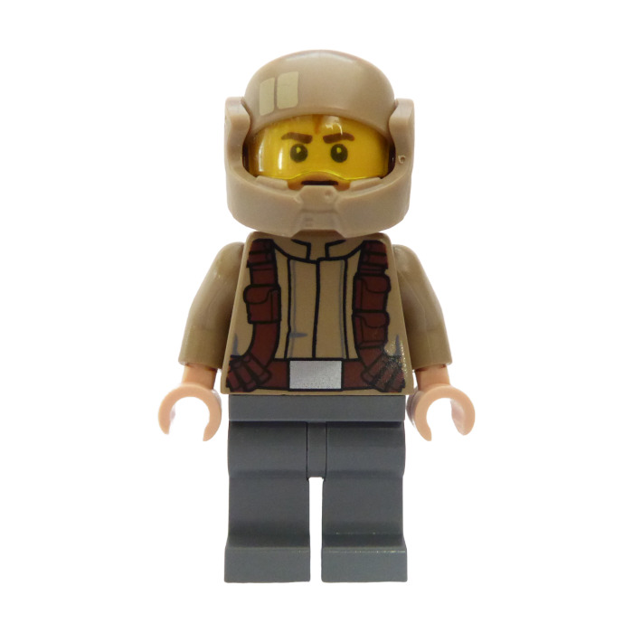 LEGO Resistance Trooper with Dark Tan Jacket and Frown (75131 ...