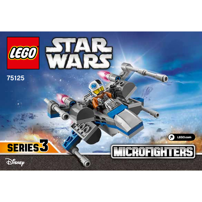 Lima Yogur atómico LEGO Resistance X-wing Fighter Microfighter Set 75125 Instructions | Brick  Owl - LEGO Marketplace