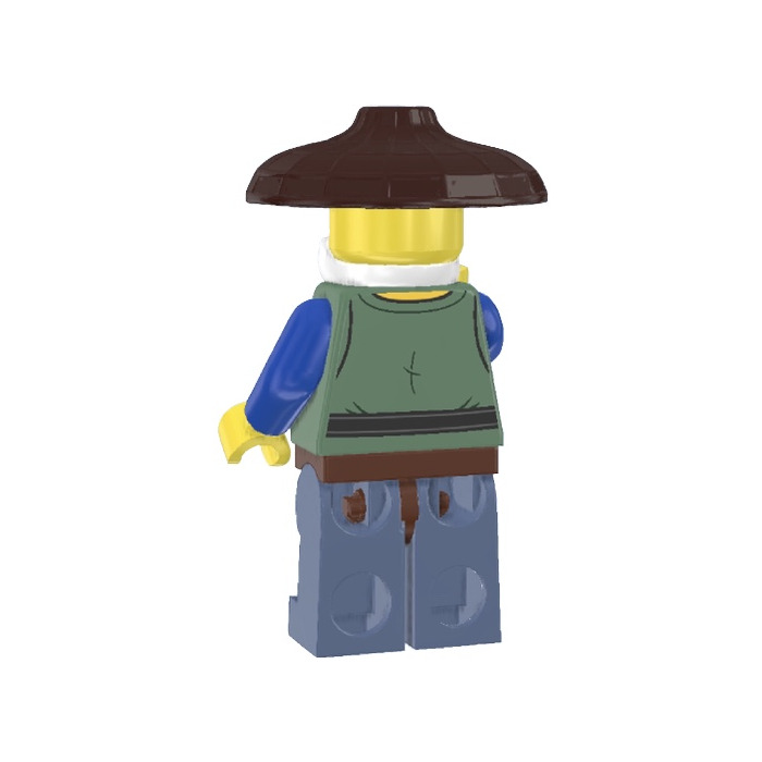 LEGO Riverside Man with Sand Green Vest Minifigure | Brick Owl - LEGO ...