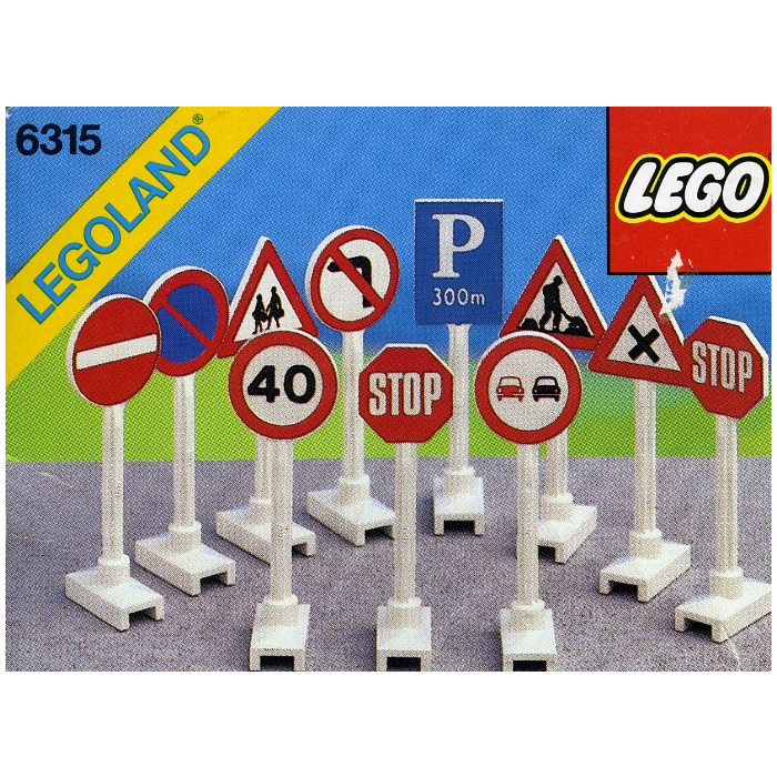 LEGO Road Signs 6315 Инвентар | Brick Owl - LEGO Пазар