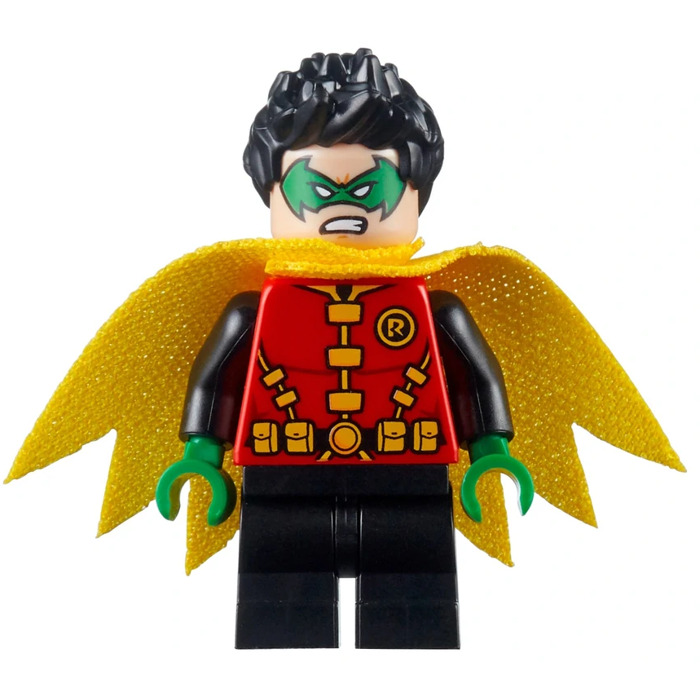 LEGO Robin with Black Medium Legs and Cape Minifigure | Brick Owl