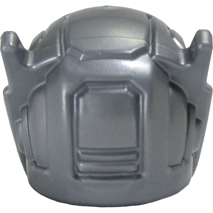 LEGO Robot Helmet with Ear Antennas with Goliath Robot Blue Face (46534