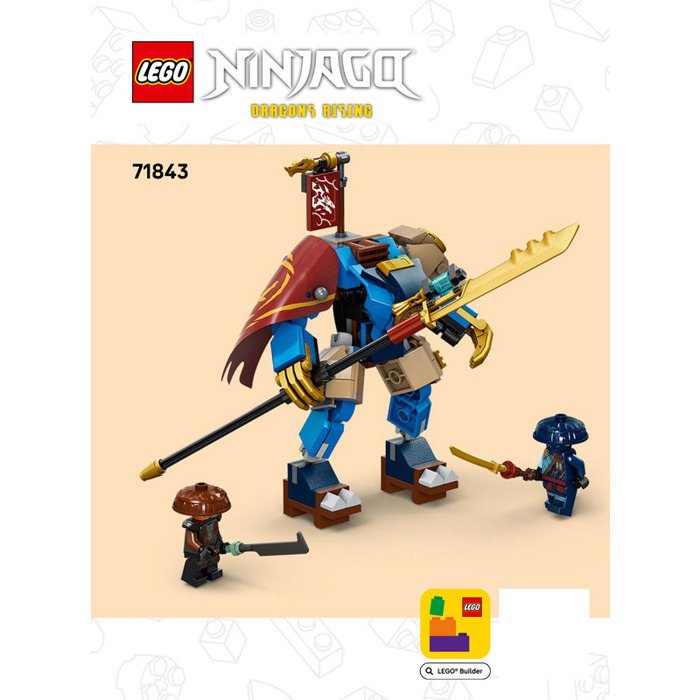 LEGO Rogue's Mech Dragon Rider Set 71843 Instructions | Brick Owl ...