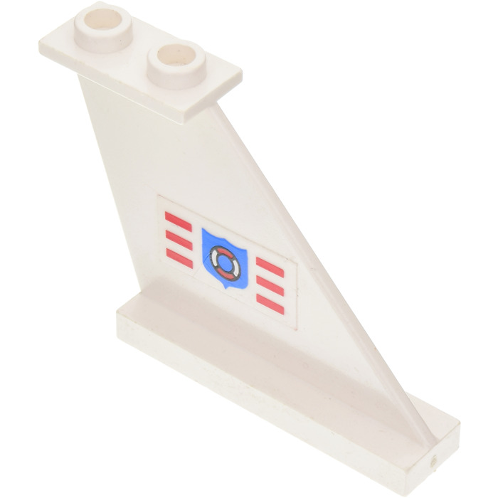 LEGO Rudder 1 x 3 x 4 with Coast Guard Logo (Right) Sticker (2340 ...