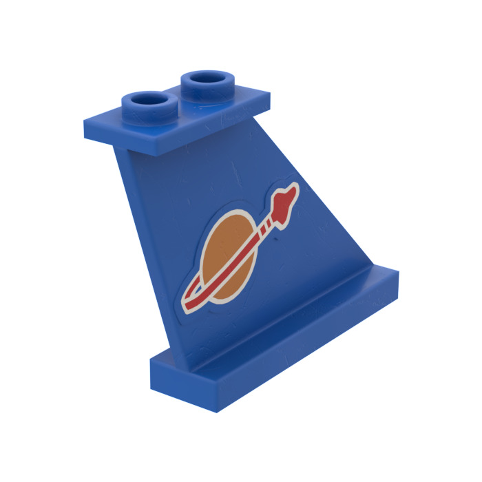 LEGO Rudder 1 x 3 x 4 with Space Logo (Right) Sticker (2340) | Brick ...