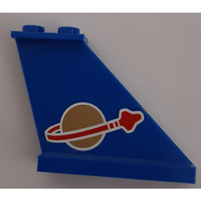 LEGO Rudder 1 x 3 x 4 with Space Logo (Right) Sticker (2340) | Brick ...