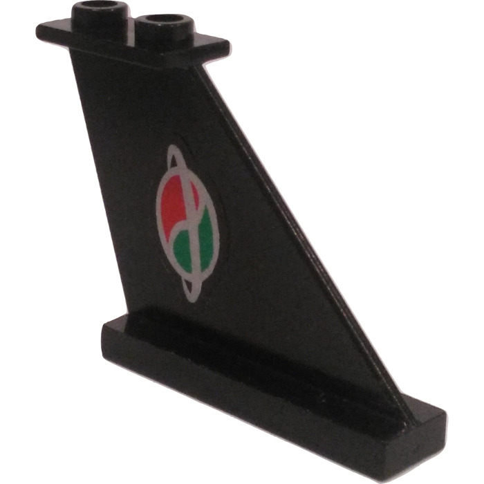 LEGO Rudder 1 x 3 x 4 with Space Octan Logo (Left) Sticker (2340 ...