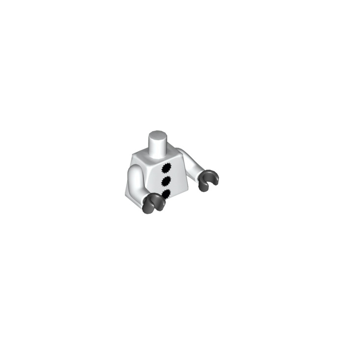 LEGO Sad Clown Torso with White Arms and Black Hands (973 / 88585 ...