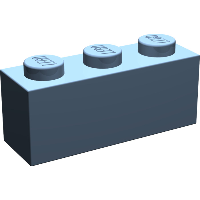 LEGO Bleu sable Brique 1 x 3 (3622)