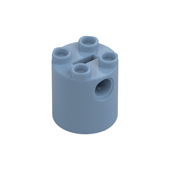 LEGO Brick 2 x 2 x 2 Round with Bottom Axle Holder 'x' Shape