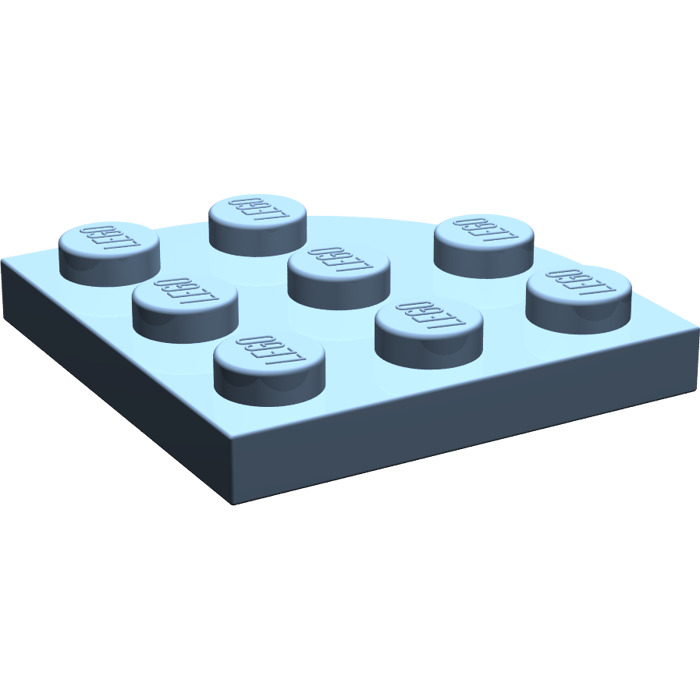 Plate Plaque Round Corner 3x3 30357 Dark Bluish Gray Lego Choose Quantity