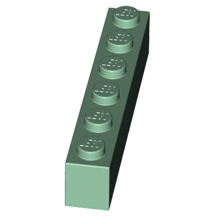 Lego City ladrillo verde 1x6 parte 3009 X20 