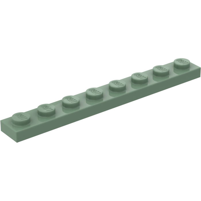 8x flat plate 1x8 8x1 3460 tan/sand Lego 
