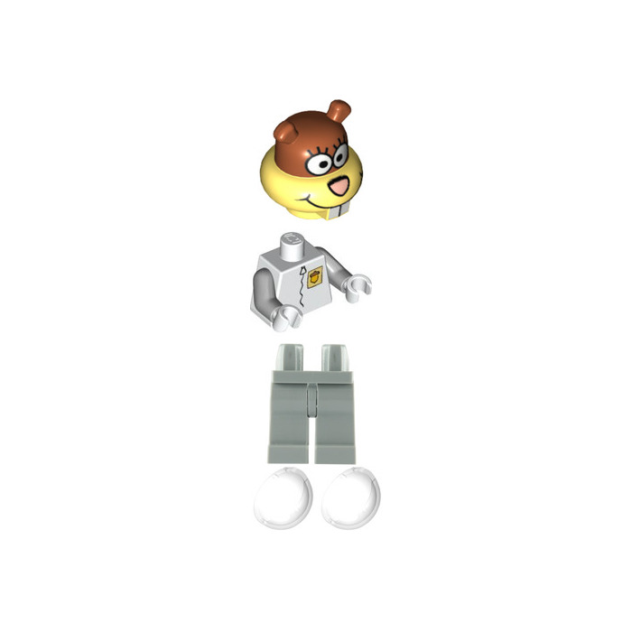 LEGO Sandy Cheeks Astronaut with Gray Legs Minifigure | Brick Owl ...