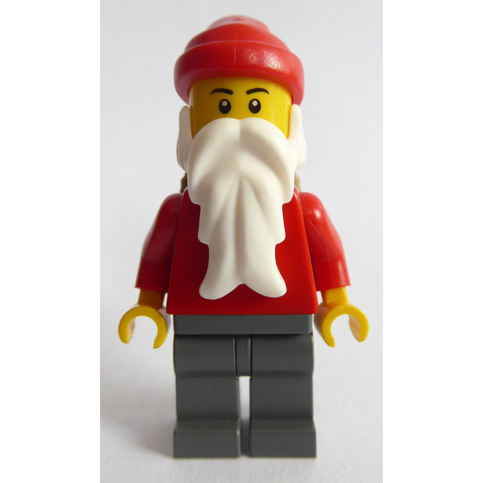 Lego Minifigure Santa Claus with sombrero 