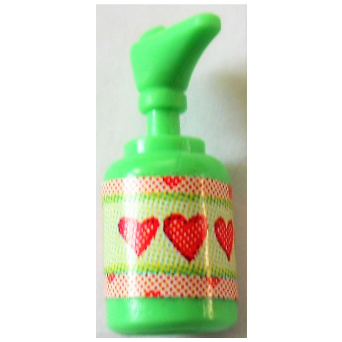 LEGO Scala Bathroom Accessories Hand Soap Dispenser with Small Hearts