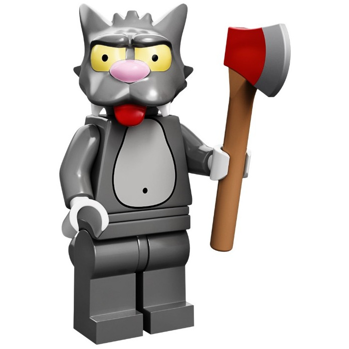 Minifigure Utensils LEGO 16994 96475-2 NEW Lumberjack Axes Red & Silver Head 
