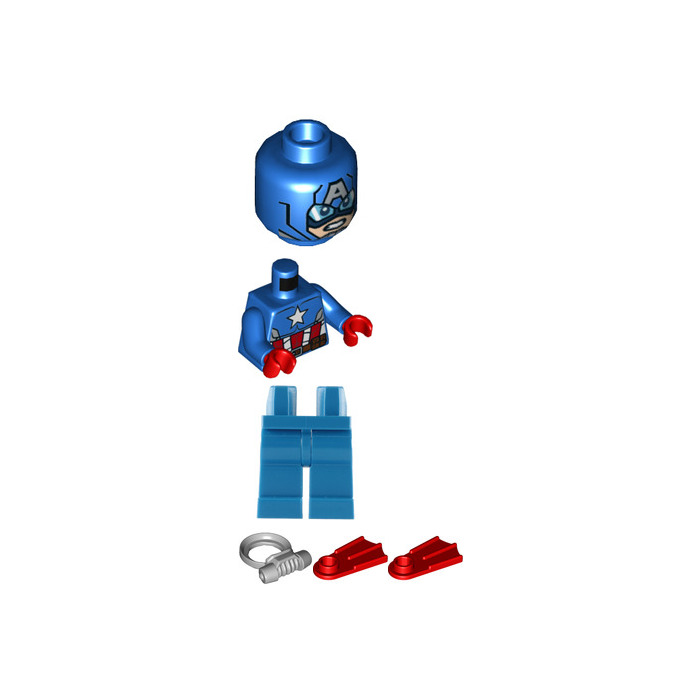 LEGO Minifig Figurine Super Heroes SH214 Scuba Captain America NEUF NEW 