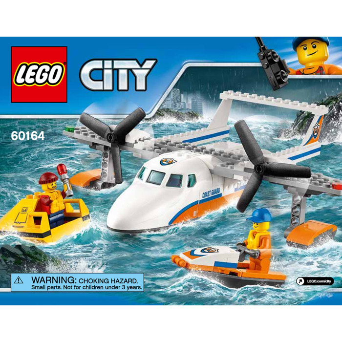 lego city sea rescue plane