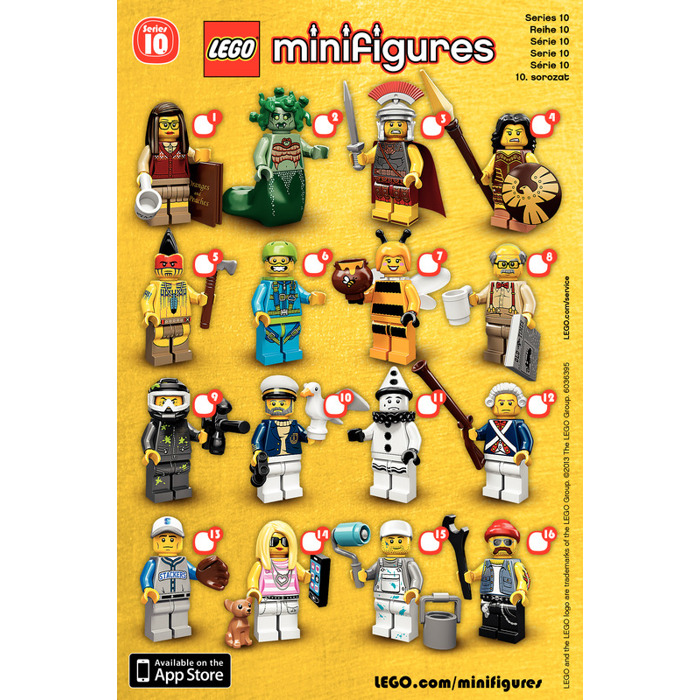 71001 Series Lego Mini Figures Series 10 LEGO Series 10