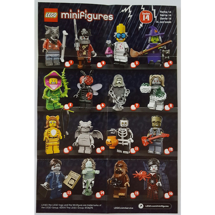 LEGO Series 14 Minifigure - Random Bag Set 71010-0 Instructions