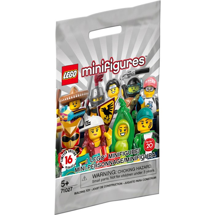 Unsearched Bags. Random Lego Series 20 Minifigures Lot Of 10 