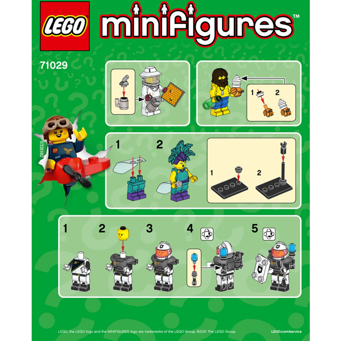 LEGO Series 21 Collectable Minifigures Random Pack Set 71029-0
