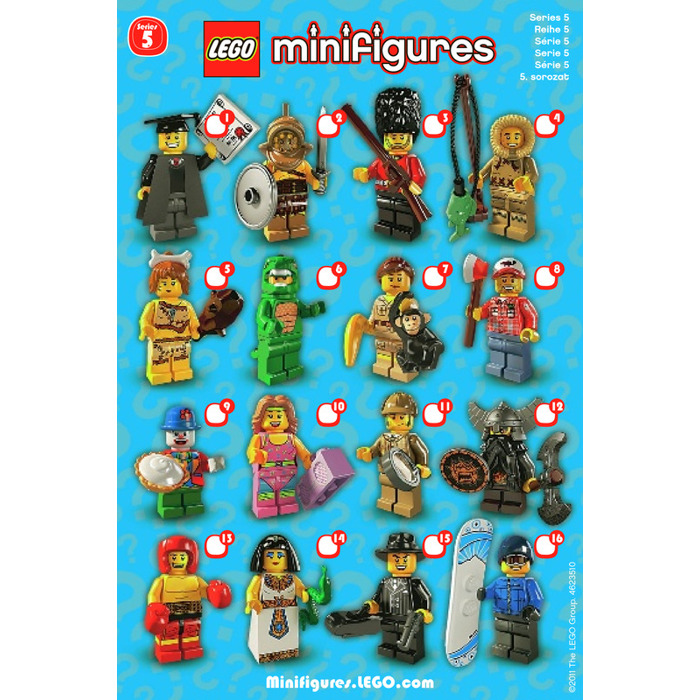 for sale online 8805 LEGO Minifigures Series 5 