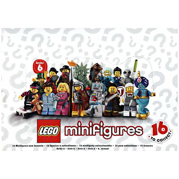 LEGO Minifig Serie 6, la boite complète de 60 Minifigures - 8827