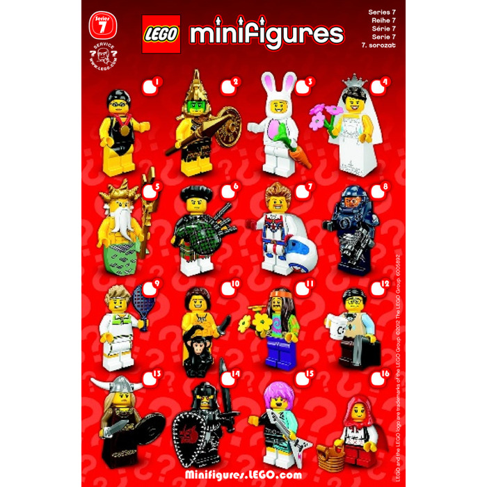Mose Paine Gillic Motivere LEGO Series 7 Minifigure - Random Bag Set 8831-0 Instructions | Brick Owl -  LEGO Marketplace