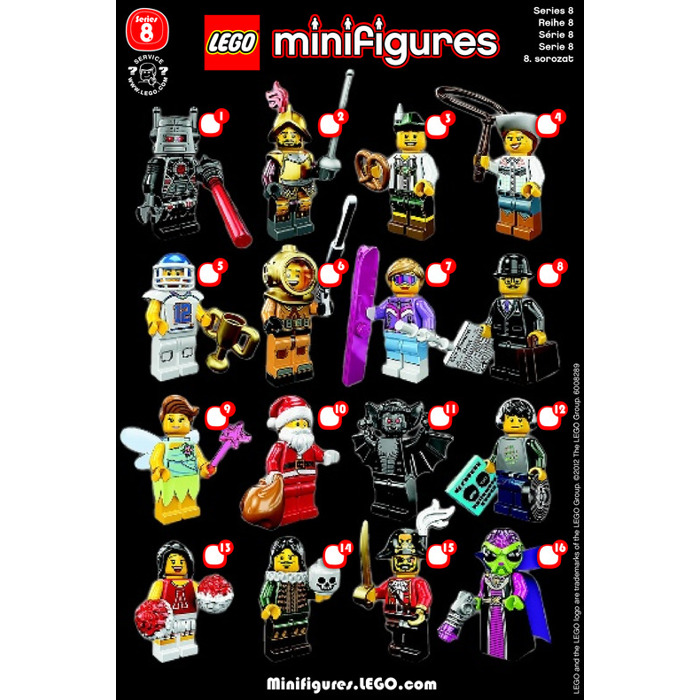 LEGO Series Collectable Minifigures Random Pack Set 8833-0