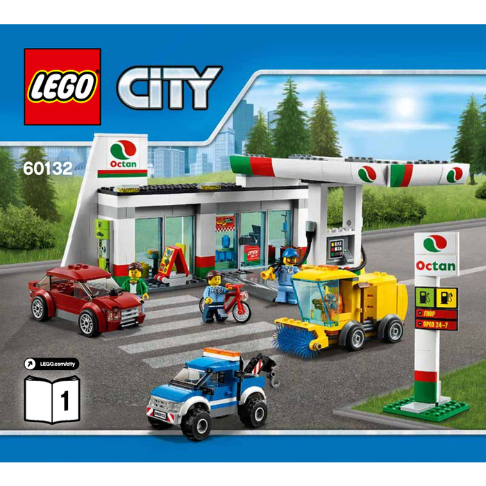 LEGO Service Station Set 60132 Instructions | Brick Owl - LEGO Marketplace