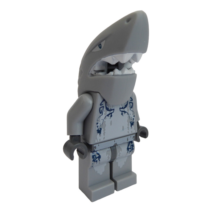 LEGO Minifigure Atlantis SHARK Head WARRIOR gold Trident Minifig Mini Figure 
