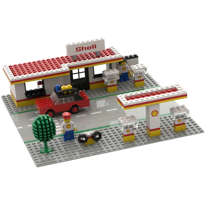 LEGO Shell Service Station Set 377-1 | Brick - LEGO Marketplace