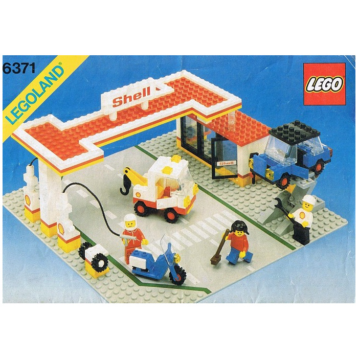 LEGO Shell Service Station 6371 | Brick - LEGO Marketplace