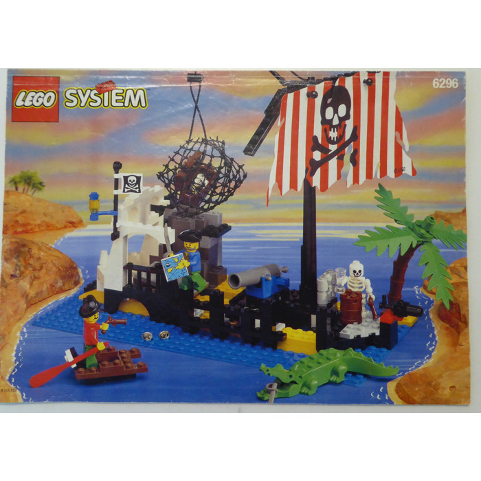 Lego 6296 System Bauanleitung Shipwreck Island 