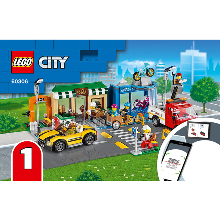 Baron stemme Teoretisk LEGO Shopping Street Set 60306 Instructions | Brick Owl - LEGO Marketplace