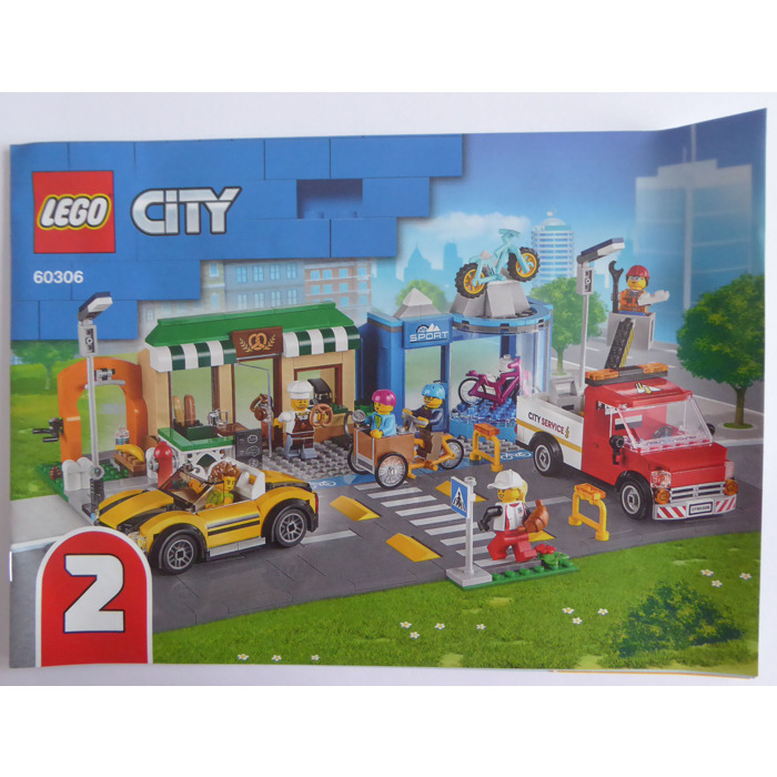 Descent smag højdepunkt LEGO Shopping Street Set 60306 Instructions | Brick Owl - LEGO Marketplace