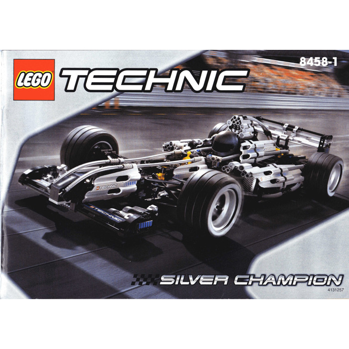 Custom Sticker Sheet etiqueta adecuada para LEGO 8458 Technic Silver Champion Pre 
