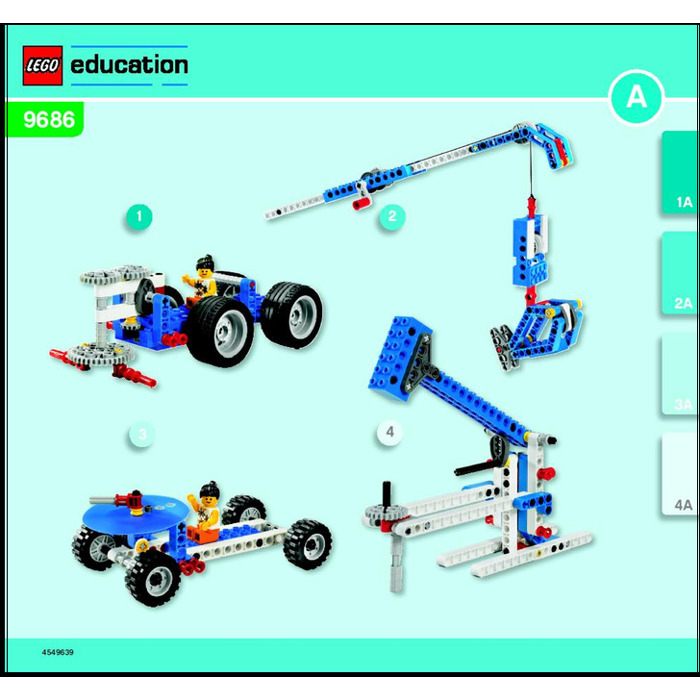 LEGO Simple & Powered Machines Set 9686 Instructions | Brick Owl