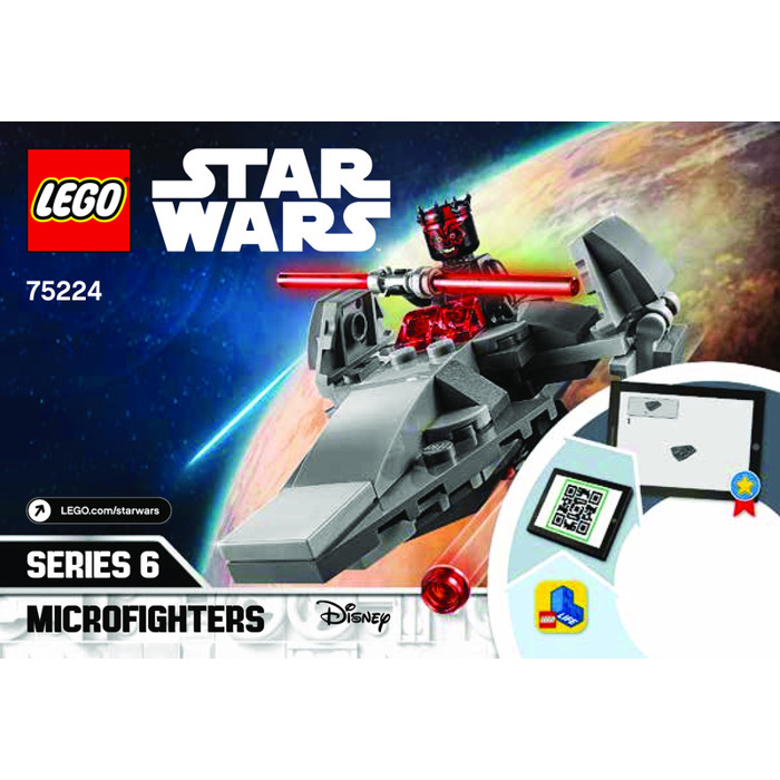 fordel damp luge LEGO Sith Infiltrator Microfighter Set 75224 Instructions | Brick Owl - LEGO  Marketplace