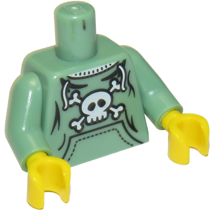 LEGO Skater Torso With Skull And Crossbones (973 / 88585) Inventory ...