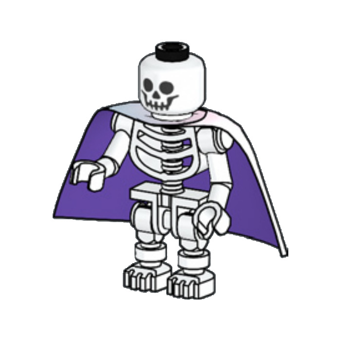 LEGO Skeleton with Cape Minifigure | Brick Owl - LEGO Marketplace