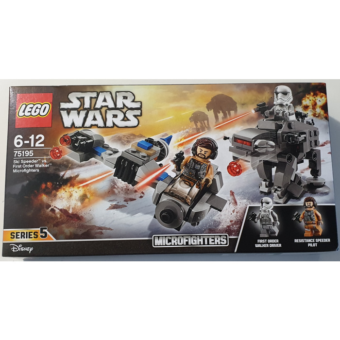 LEGO Ski Speeder vs. First Order Walker Microfighters Set 75195 ...