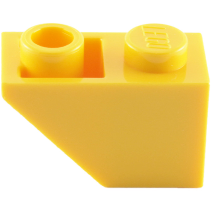 2x LEGO 3665 Inclinato inverso 45 2x1 Rosso366521
