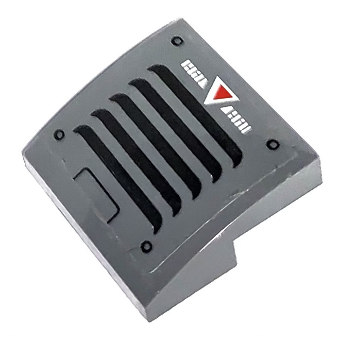 LEGO Slope 2 x 2 Curved with Vents and White Alien Characters Sticker ...