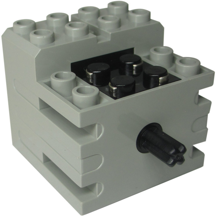 TOP geprüft LEGO bb129-9V Motor Fahrzeugmotor Basic Technic schwarz black 