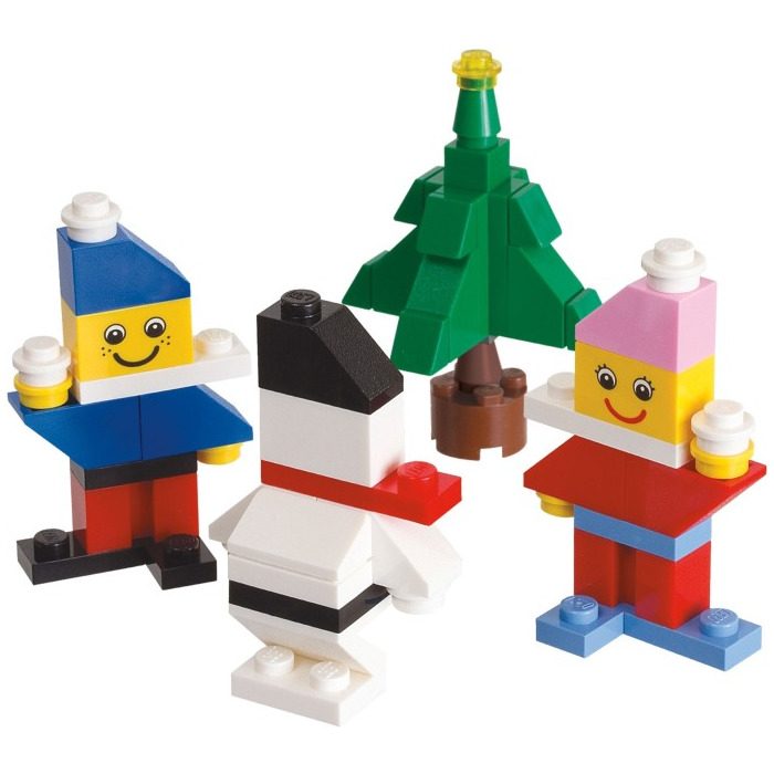 LEGO Snowman Building Instructions — LEGO Classic 10698 