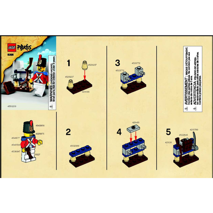 parti Ved præsentation LEGO Soldier's Arsenal Set 8396 Instructions | Brick Owl - LEGO Marketplace