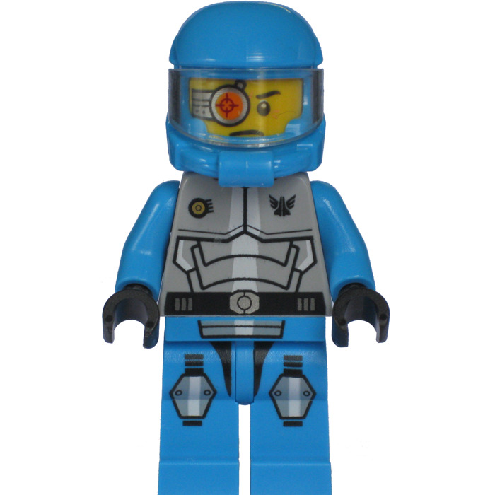 Lego 1 x Space Helm 87781 dark azur Alien Defence Soldier 